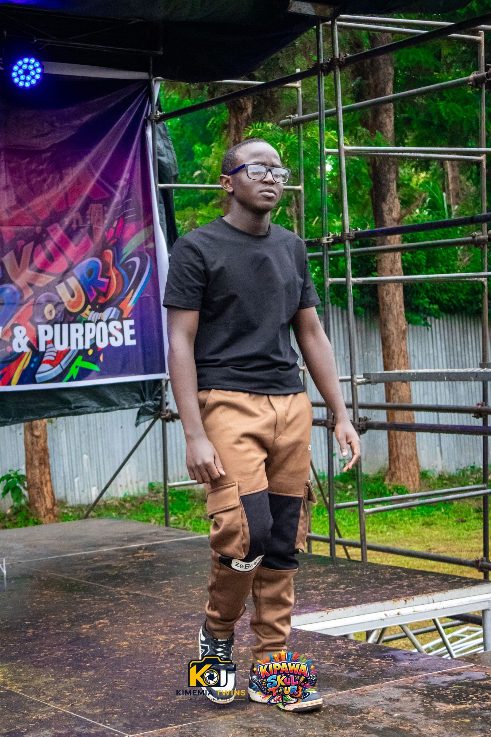 Kipawa Skul Tour event production photographed on location in Kenya