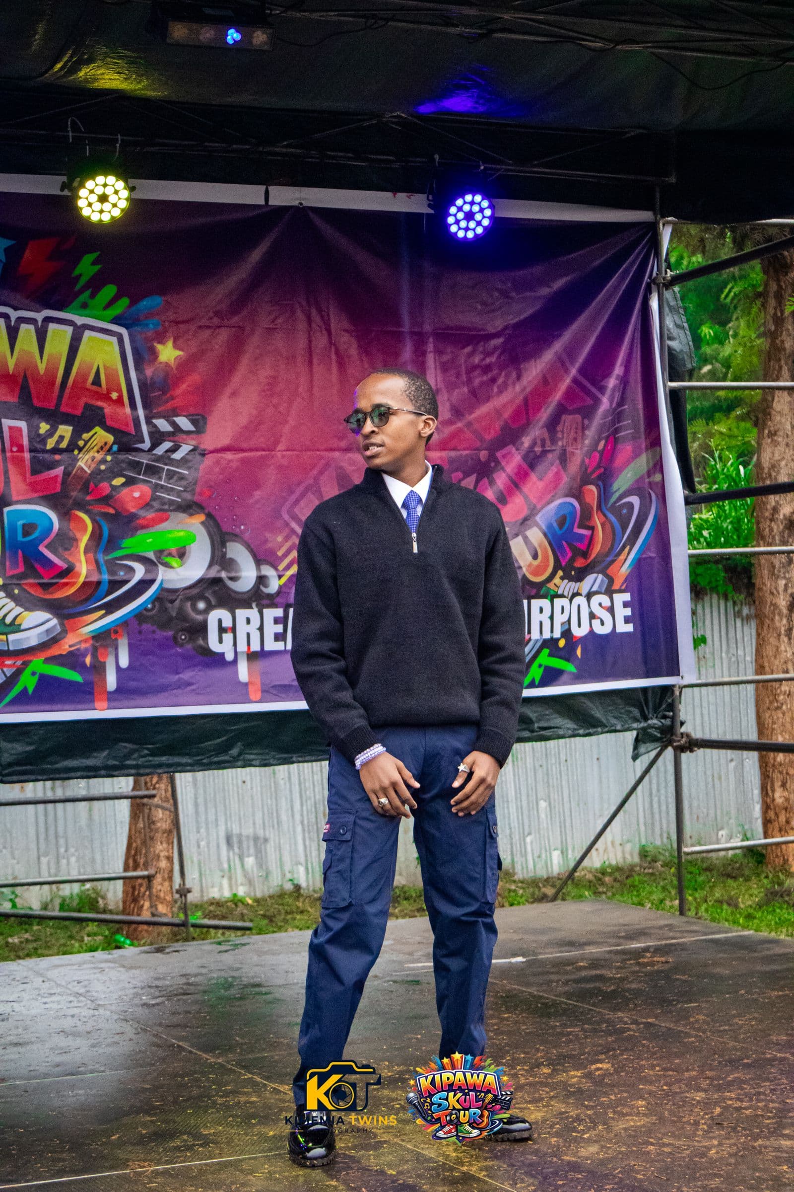 Kipawa Skul Tour event production photographed on location in Kenya