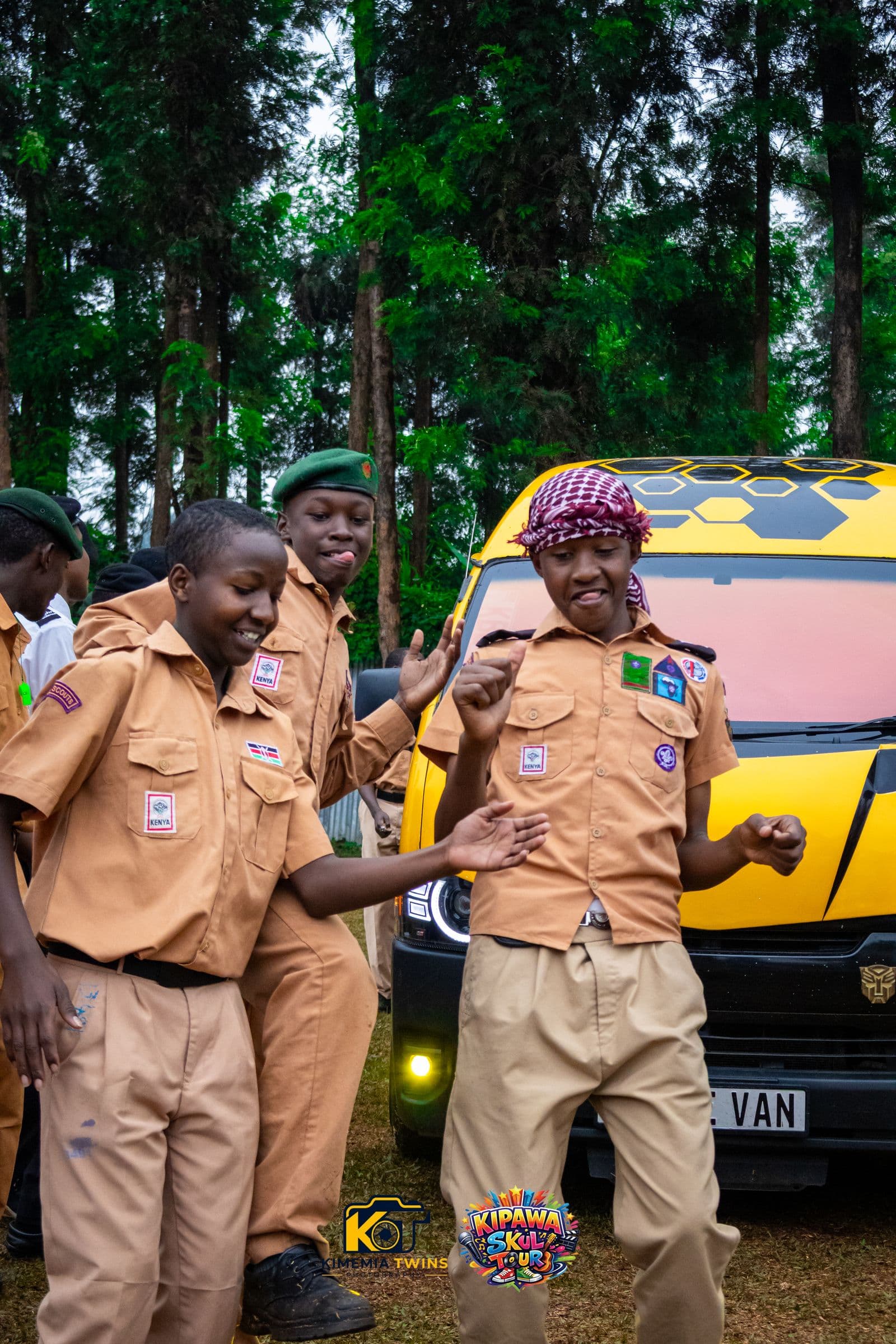 Kipawa Skul Tour event production photographed on location in Kenya