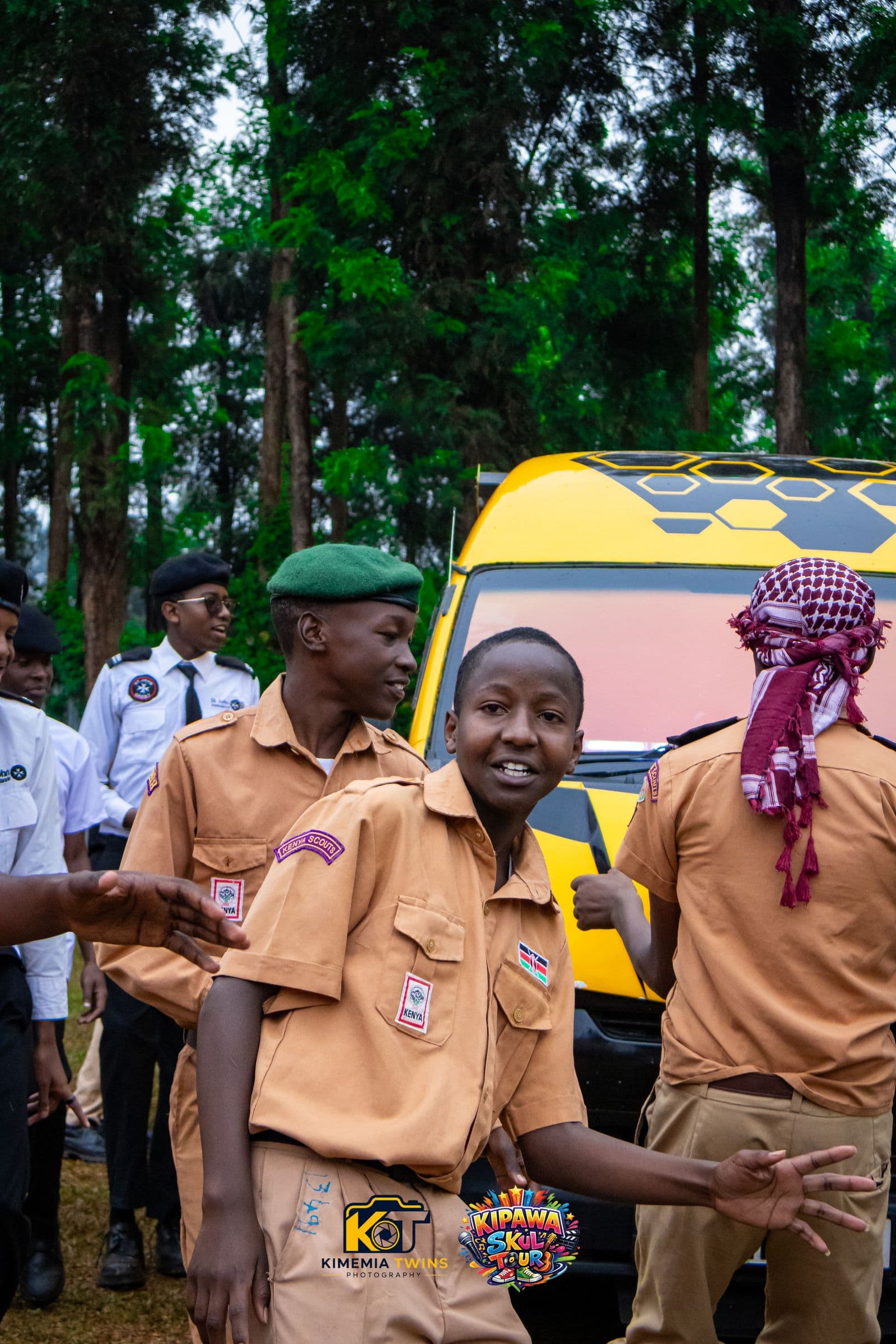 Kipawa Skul Tour event production photographed on location in Kenya