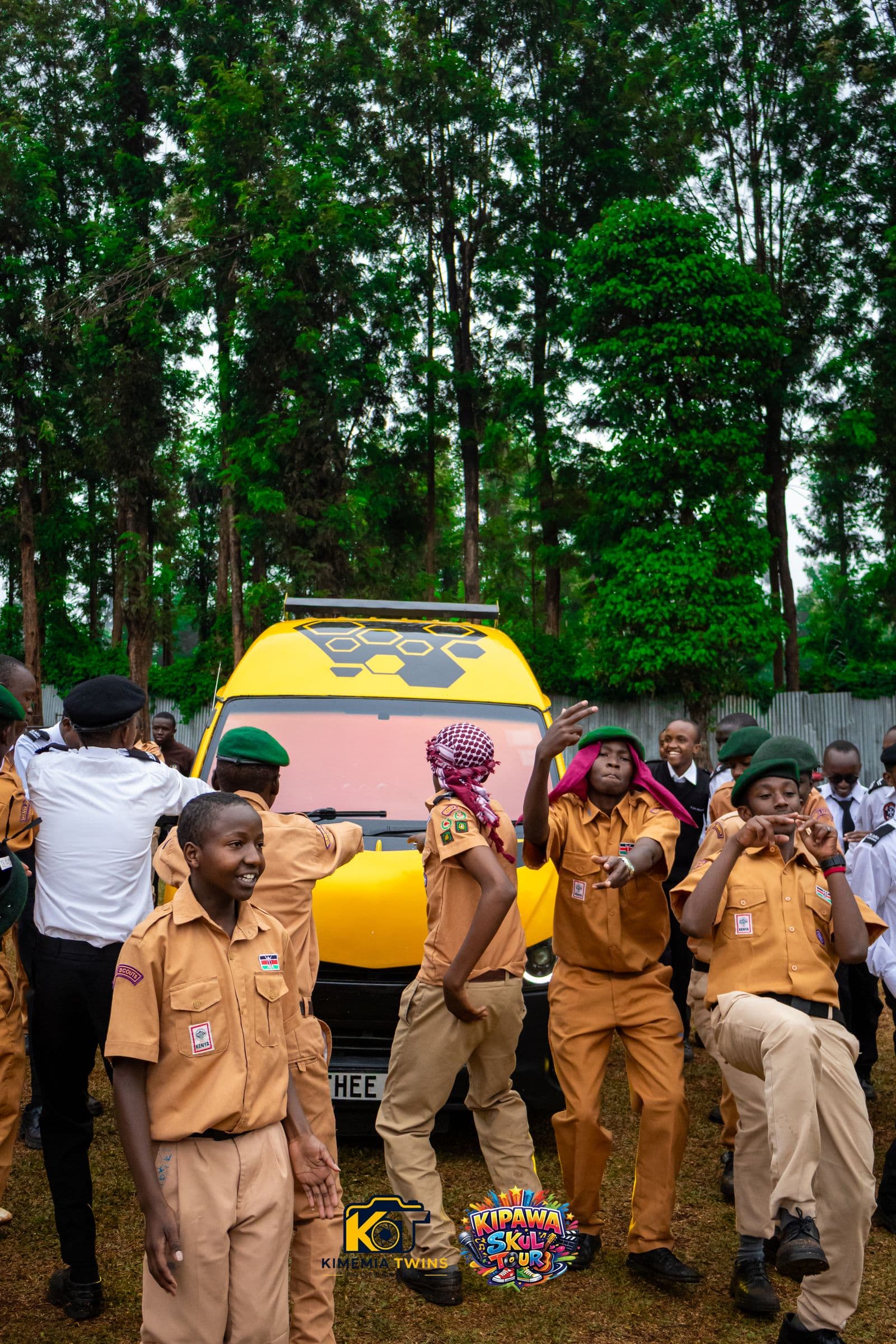 Kipawa Skul Tour event production photographed on location in Kenya