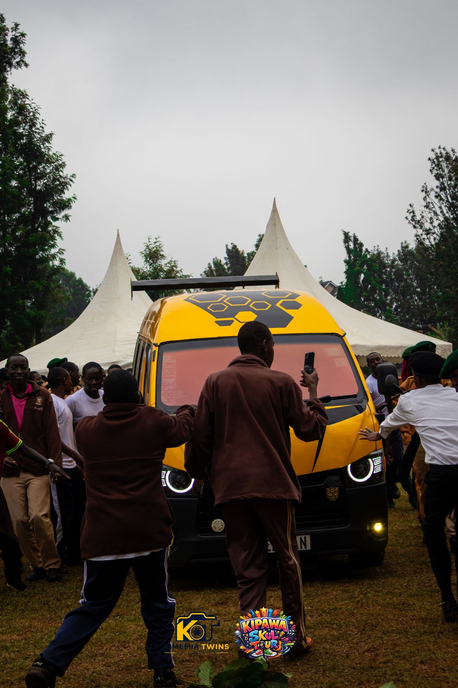 Kipawa Skul Tour event production photographed on location in Kenya