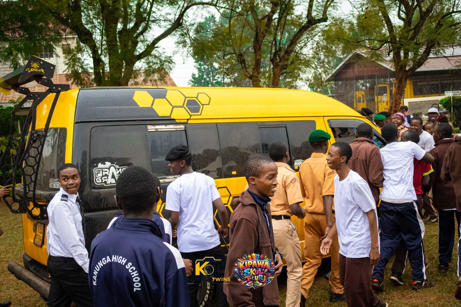 Kipawa Skul Tour event production photographed on location in Kenya