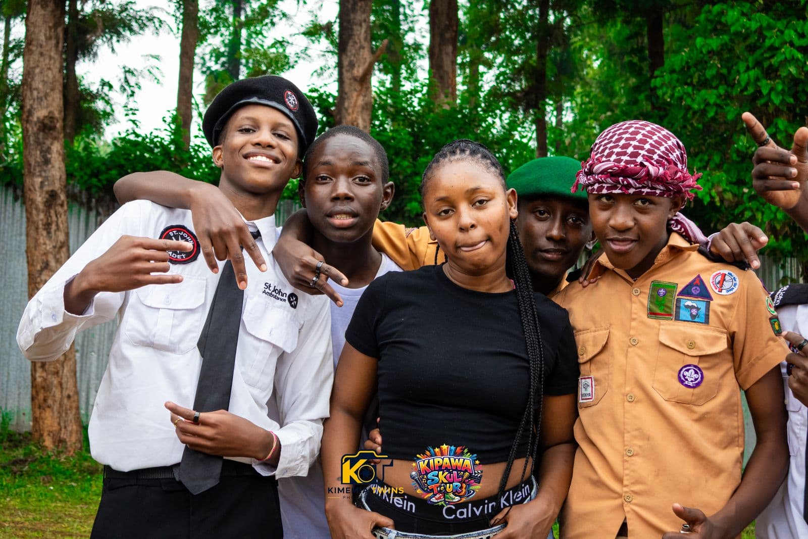 Kipawa Skul Tour event production photographed on location in Kenya