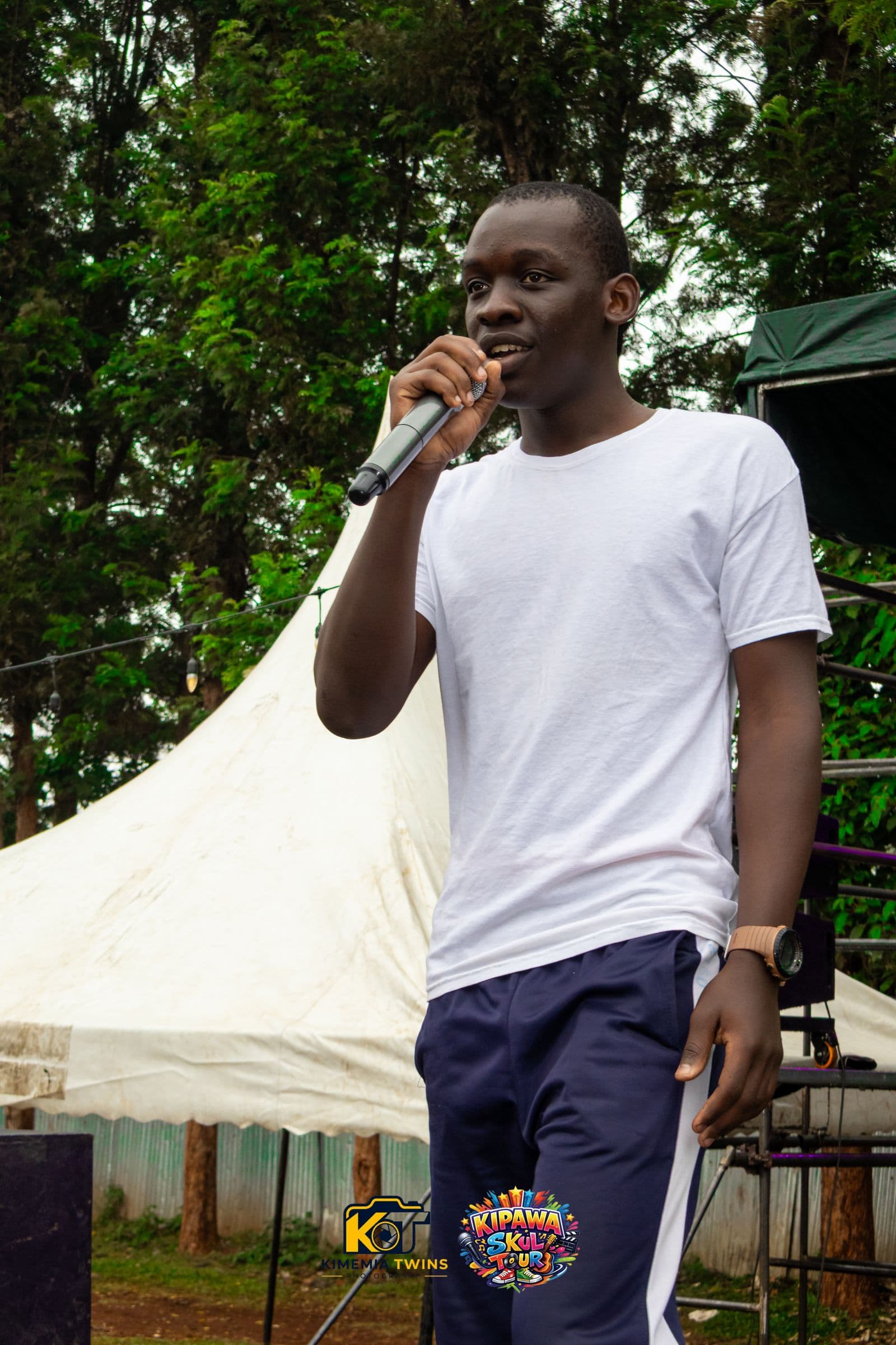Kipawa Skul Tour event production photographed on location in Kenya